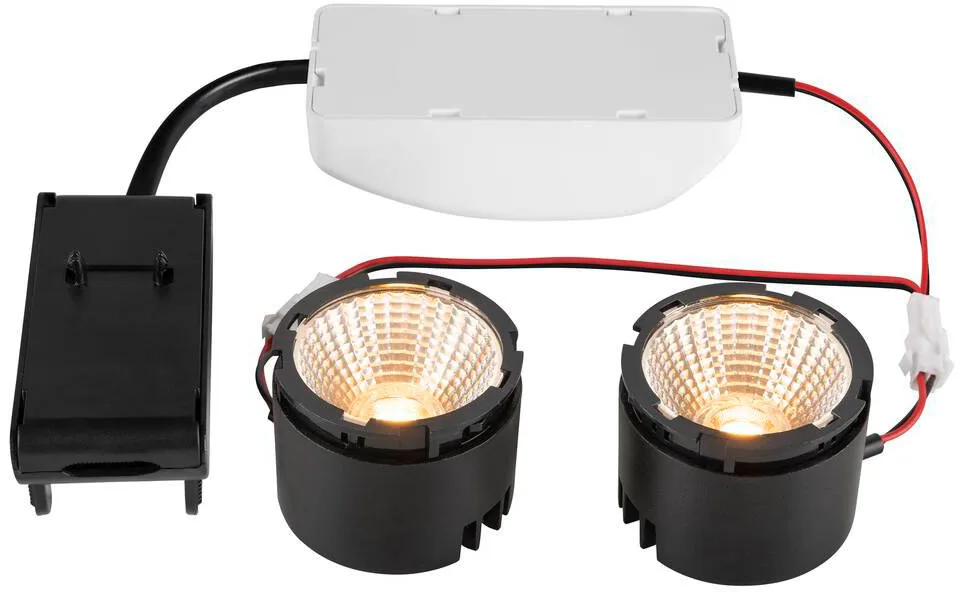 NEW TRIA® 155, DOUBLE LED-Modul, 2700K, 38°, PHASE, schwarz - Downlights de SLV – photo produit