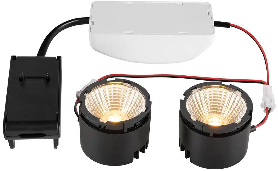 NEW TRIA® 155, DOUBLE LED-Modul, 3000K, 38°, PHASE, schwarz - Downlights von SLV – Produktfoto