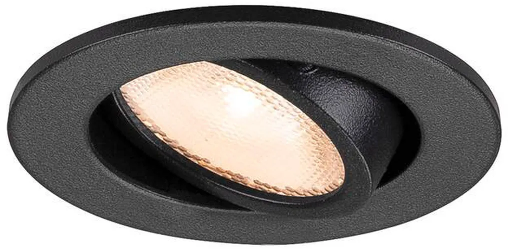 NEW TRIA® 45, DL, rund, Deckeneinbauleuchte, 2700 K, 24°, schwarz - Einbauleuchten de SLV – photo produit