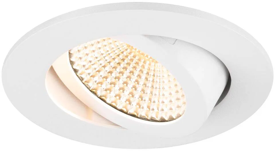 NEW TRIA® 68, Deckeneinbauleuchte, 3000K, 60°, IP 20, rund, weiß - Einbauleuchten från SLV – produktbild