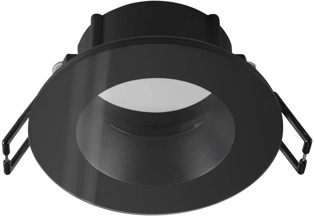 NEW TRIA® 68, Deckeneinbauring, D: 8.3 H: 3.55 cm, IP 65, inkl. Glas, schwarz - Einbauringe de SLV – photo produit
