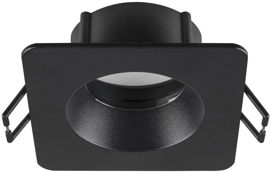 NEW TRIA® 68, Deckeneinbauring, L: 8.2 B: 8.2 H: 3.4 cm, IP 65, schwarz - Einbauringe fra SLV – produktbillede