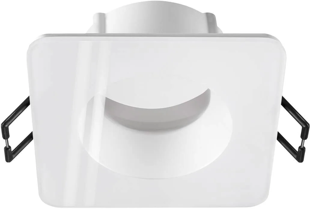 NEW TRIA® 68, Deckeneinbauring, L: 8.3 B: 8.3 H: 3.55 cm, IP 65, inkl. Glas, weiß - Einbauringe från SLV – produktbild