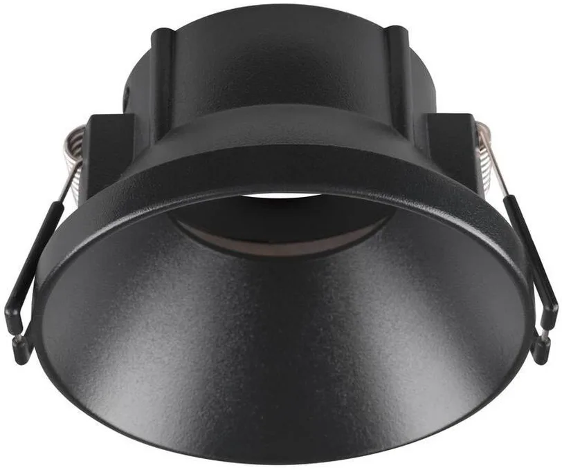 NEW TRIA® 75, Deckeneinbauring, vertieft, Aufsatz, D: 8.2 H: 4.9 cm, IP 20, schwarz - Einbauringe van SLV – productfoto