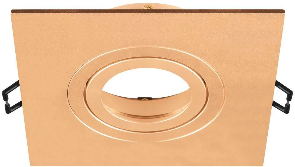 NEW TRIA® 75 XL, Deckeneinbauring, L: 11 B: 11 H: 2.6 cm, roségold - Einbauringe de SLV – photo produit