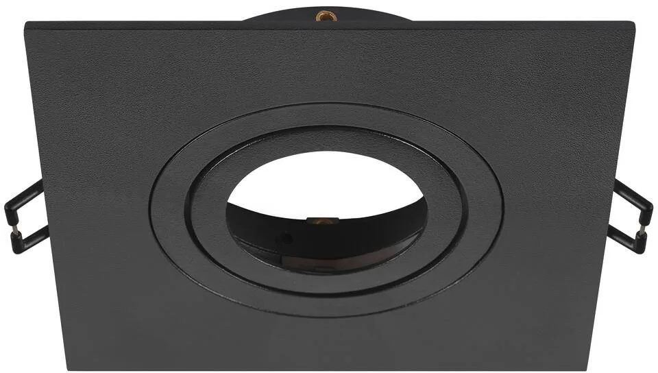 NEW TRIA® 75 XL, Deckeneinbauring, L: 11 B: 11 H: 2.6 cm, schwarz - Einbauringe von SLV – Produktfoto