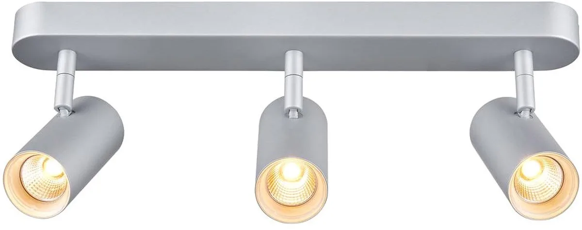 NOBLO III, Indoor LED Deckenaufbauleuchte 2700K grau - Wand- und Deckenleuchten von SLV – Produktfoto
