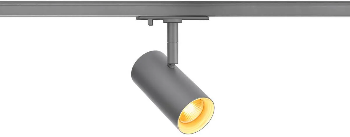 NOBLO® SPOT, 1~ Spot, rund, 2000-3000K, 8.4 W, Dim-to-Warm, Phasenabschnitt, 36°, grau - Leuchten mit 1 Phasen Adapter von SLV – Produktfoto