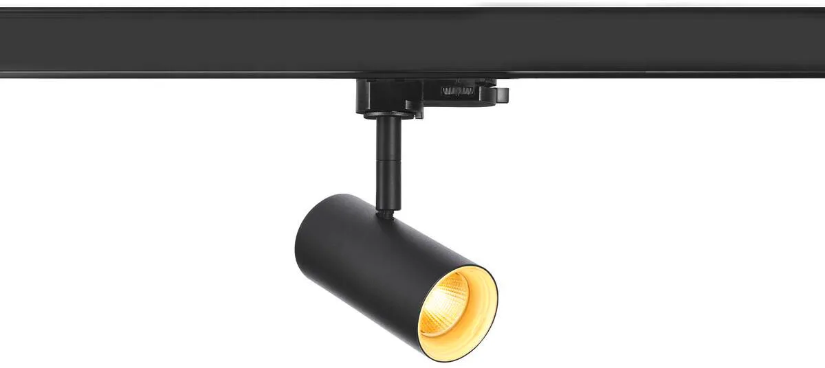 NOBLO® SPOT, 3~ Spot, rund, 2000-3000K, 8.4 W, Dim-to-Warm, Phasenabschnitt, 36°, schwarz - Leuchten mit 3 Phasen Adapter 230V de SLV – photo produit