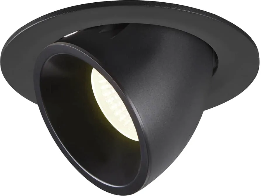 NUMINOS® GIMBLE L, Deckeneinbauleuchte schwarz 4000K 20° - Downlights fra SLV – produktbillede