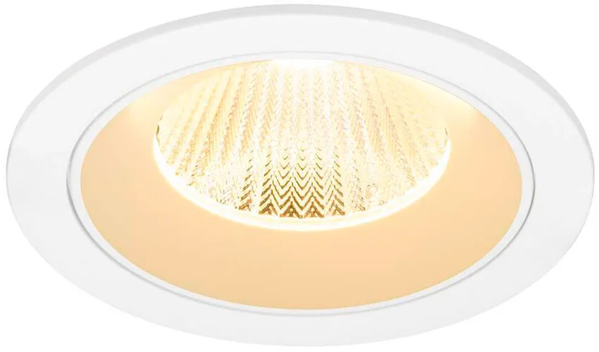 NUMINOS® L, Deckeneinbauleuchte, 3000 K, 40°, IP20, rund, weiß - Downlights von SLV – Produktfoto