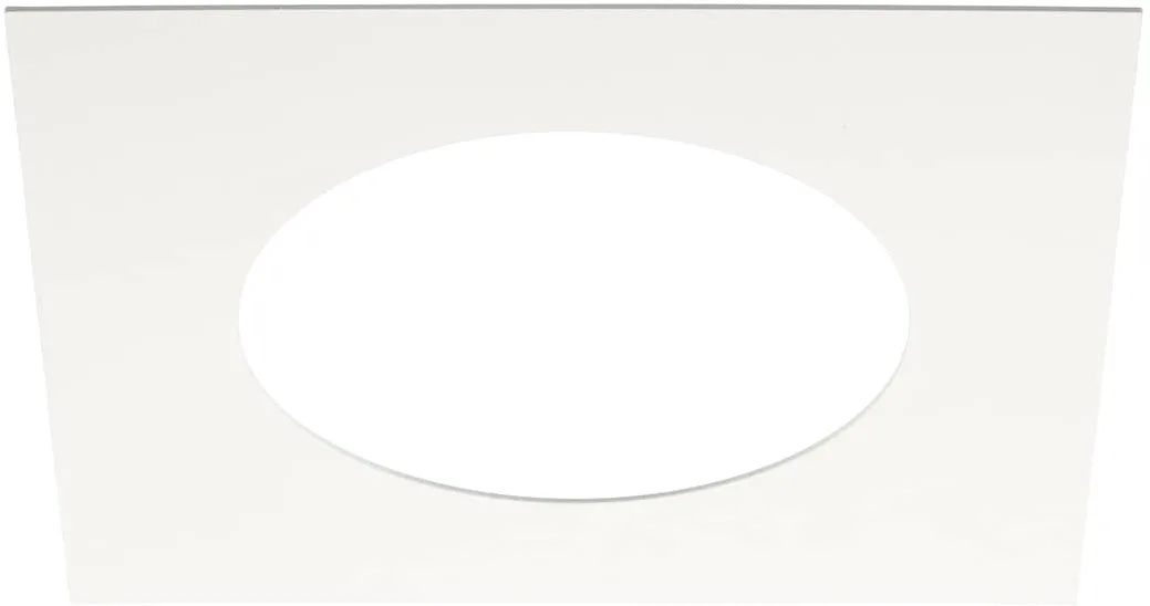 Numinos® L Einbaurahmen, eckig 240/150mm weiß - Einbauringe från SLV – produktbild