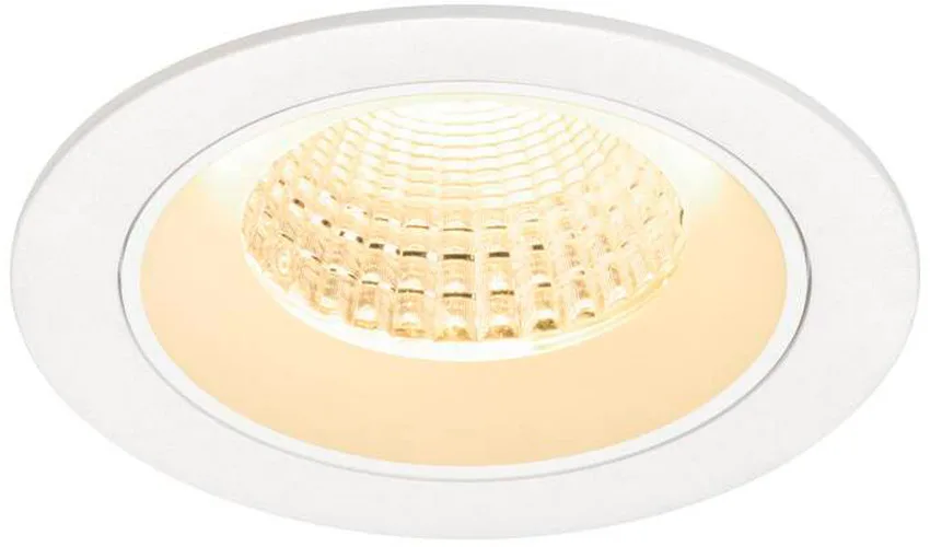 NUMINOS® M, Deckeneinbauleuchte, 3000 K, 55°, IP20, rund, weiß - Downlights de SLV – photo produit