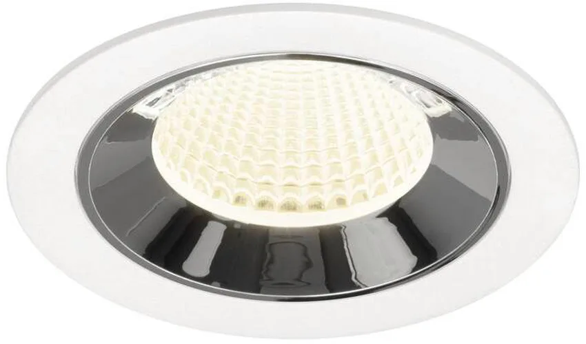NUMINOS® M, Deckeneinbauleuchte weiß/chrom 4000 K 40° - Downlights de SLV – photo produit