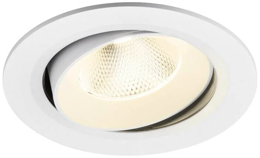 NUMINOS® MOVE L, Deckeneinbauleuchte, 4000 K, 20°, IP20, rund, weiß - Downlights von SLV – Produktfoto
