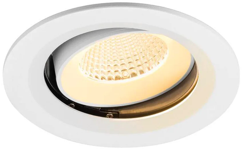 NUMINOS® MOVE M, Deckeneinbauleuchte, 3000 K, 40°, IP20, rund, weiß - Downlights de SLV – photo produit