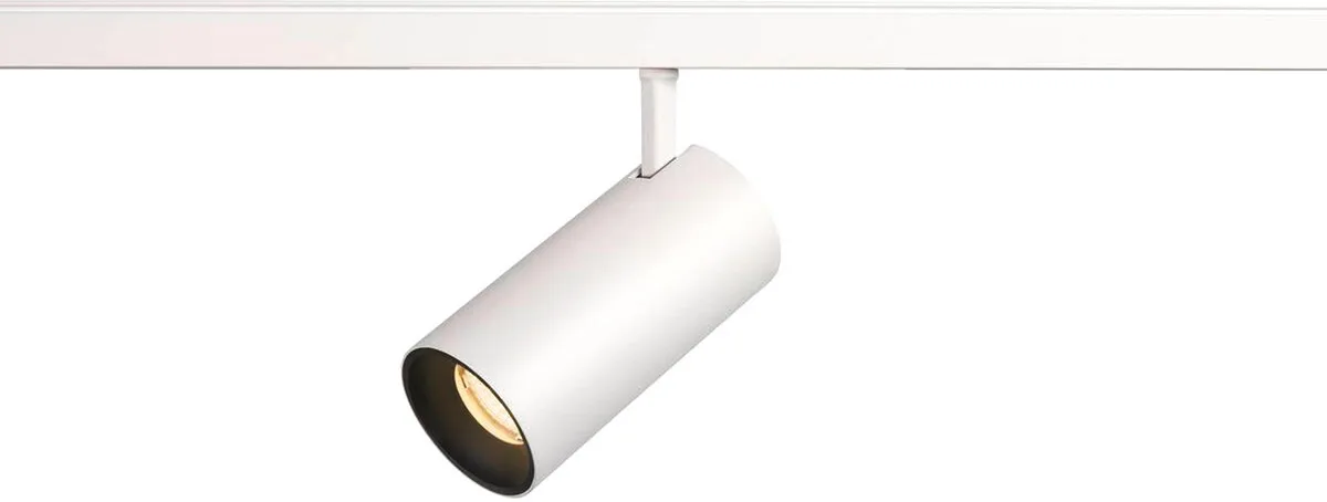 NUMINOS® S 48V TRACK, DALI, Spot, weiß / schwarz, 16W, 1060lm, 3000K, CRI90, 20° - 3 Phasen Stromschienen 48V de SLV – photo produit