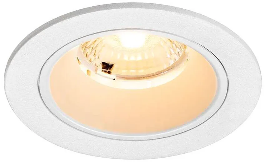 NUMINOS® S, Deckeneinbauleuchte, 3000 K, 40°, IP20, rund, weiß - Wand- und Deckenleuchten fra SLV – produktbillede