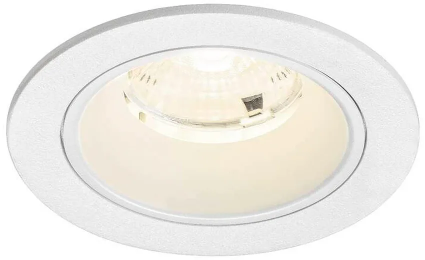NUMINOS® S, Deckeneinbauleuchte, 4000 K, 55°, IP20, rund, weiß - Wand- und Deckenleuchten von SLV – Produktfoto