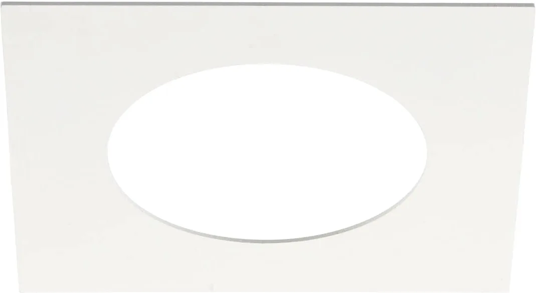 Numinos® S Einbaurahmen, eckig 160/100mm weiß - Einbauringe de SLV – photo produit