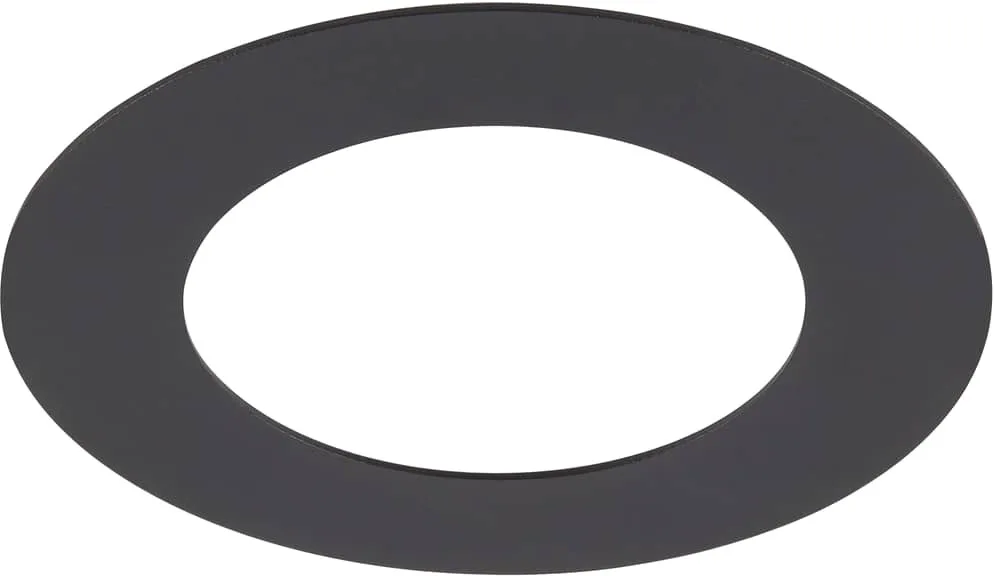 Numinos® S Einbaurahmen, rund 160/100mm schwarz - Einbauringe från SLV – produktbild