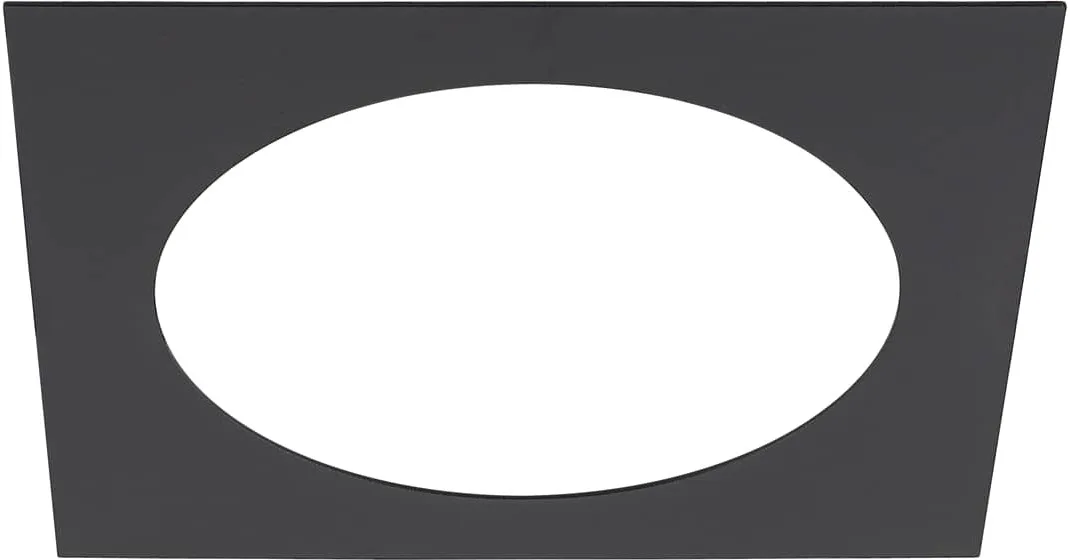 Numinos® XL Einbaurahmen, eckig 240/180mm schwarz - Einbauringe de SLV – photo produit