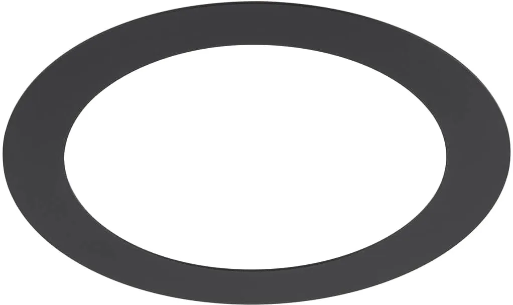 Numinos® XL Einbaurahmen, rund 240/180mm schwarz - Einbauringe von SLV – Produktfoto