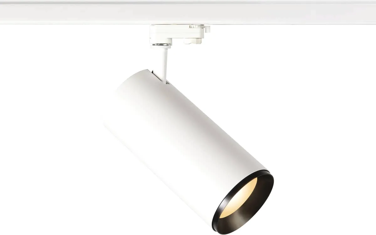 NUMINOS® XL PHASE, 3 Phasen Spot weiß / schwarz 36W 3000K 60° - Leuchten mit 3 Phasen Adapter 230V fra SLV – produktbillede