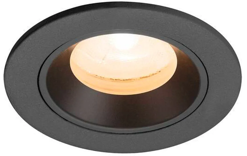 NUMINOS® XS, Deckeneinbauleuchte, 2700 K, 20°, IP20, rund, schwarz - Downlights de SLV – photo produit