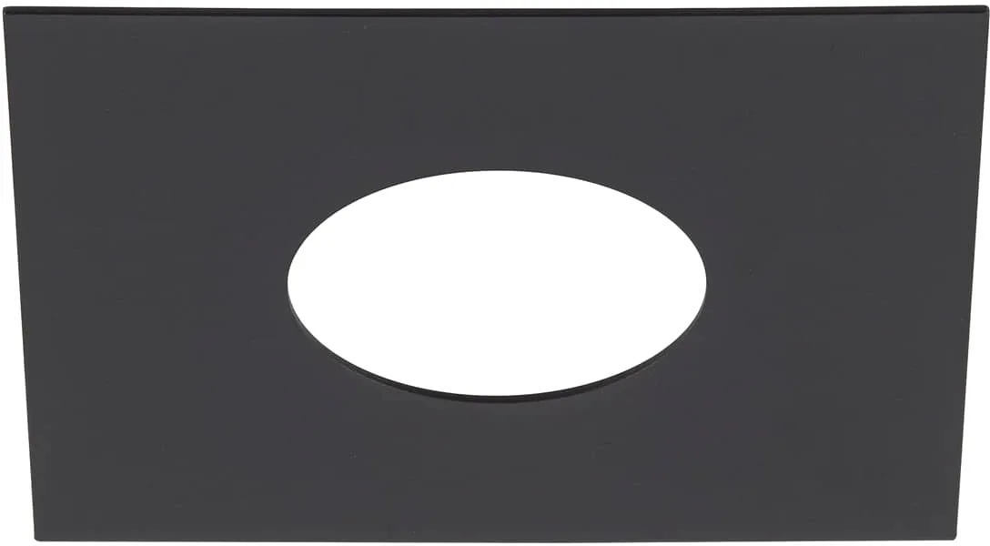 Numinos® XS Einbaurahmen, eckig 160/70mm schwarz - Einbauringe från SLV – produktbild