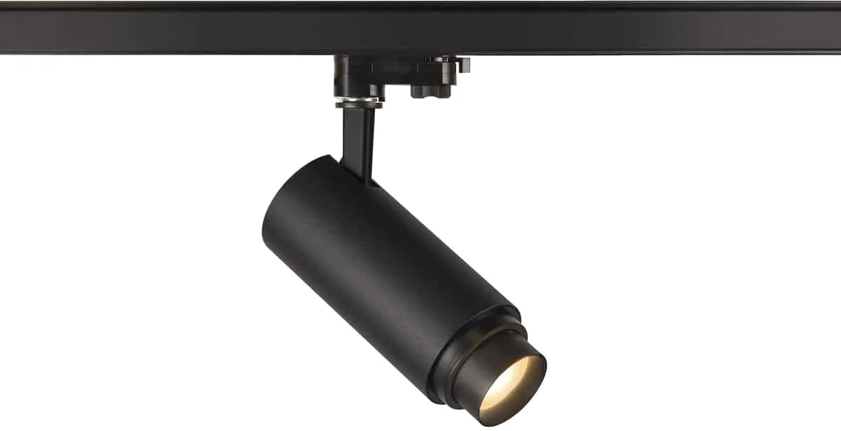 NUMINOS® ZOOM M PHASE, 3 Phasen Spot schwarz 20W 3000K 15-60° - Leuchten mit 3 Phasen Adapter 230V de SLV – photo produit