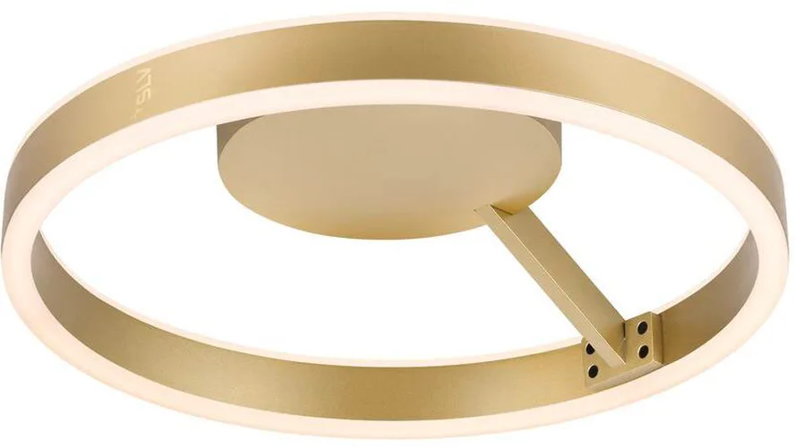 ONE, Wand- und Deckenaufbauleuchte, rund, 2700/3000K, 14W, DALI, Touch, 130°, messing - Wand- und Deckenleuchten by SLV – product photo