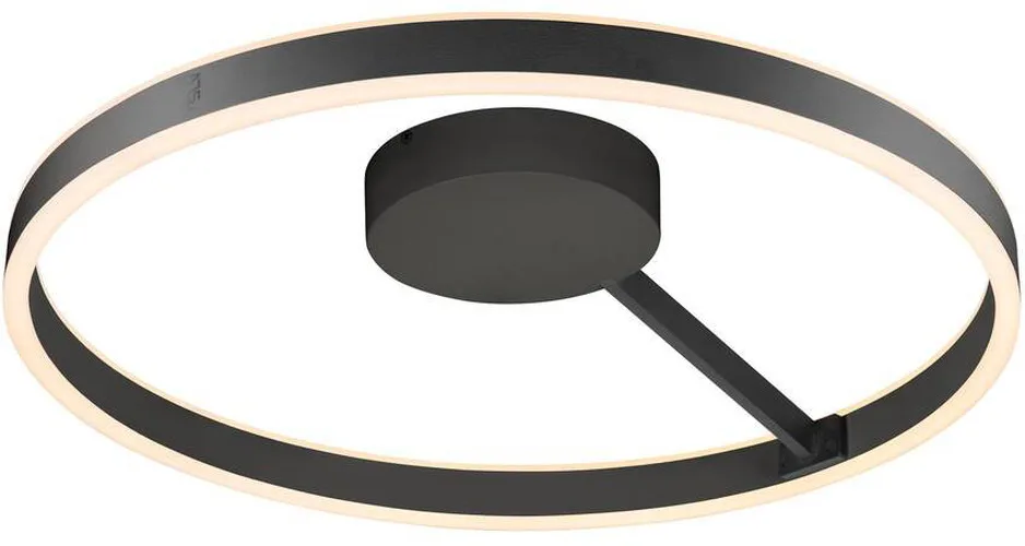 ONE, Wand- und Deckenaufbauleuchte, rund, 2700/3000K, 23W, DALI, Touch, 130°, schwarz - Wand- und Deckenleuchten von SLV – Produktfoto