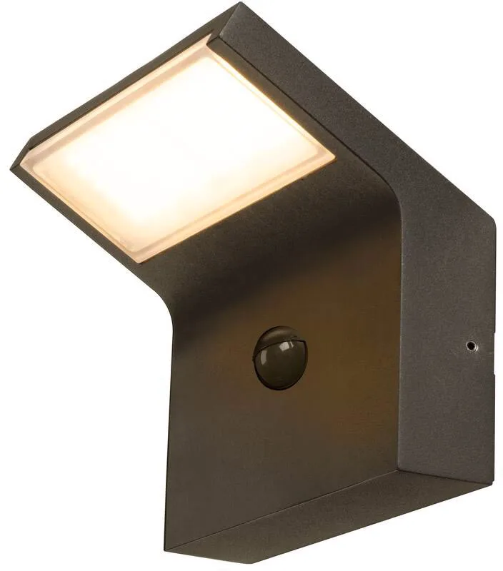 ORDI II, WL, SENSOR, Wandaufbauleuchte, eckig, 2200/3000 K, IP54, schwarz - Stand-, Wand- und Deckenleuchten (Outdoor) de SLV – photo produit