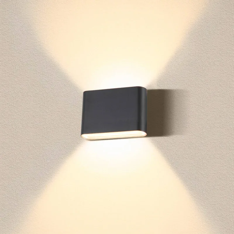 Oval buitenwandlamp up/down CCT 13,5 cm von SLV in Schwarz – Produktfoto