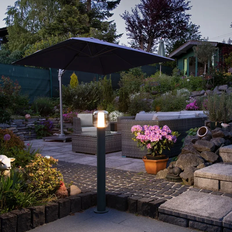 Ovalisk 100 Lampe de Jardin 3000/4000K Light Anthracite de SLV – photo produit