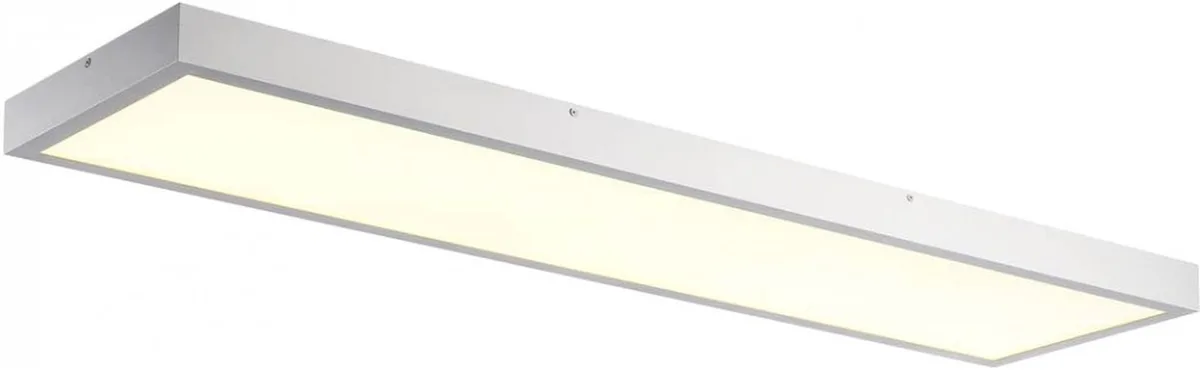 PANEL DALI, Indoor LED Deckenaufbauleuchten 1200x300mm grau 4000K - Wand- und Deckenleuchten von SLV – Produktfoto
