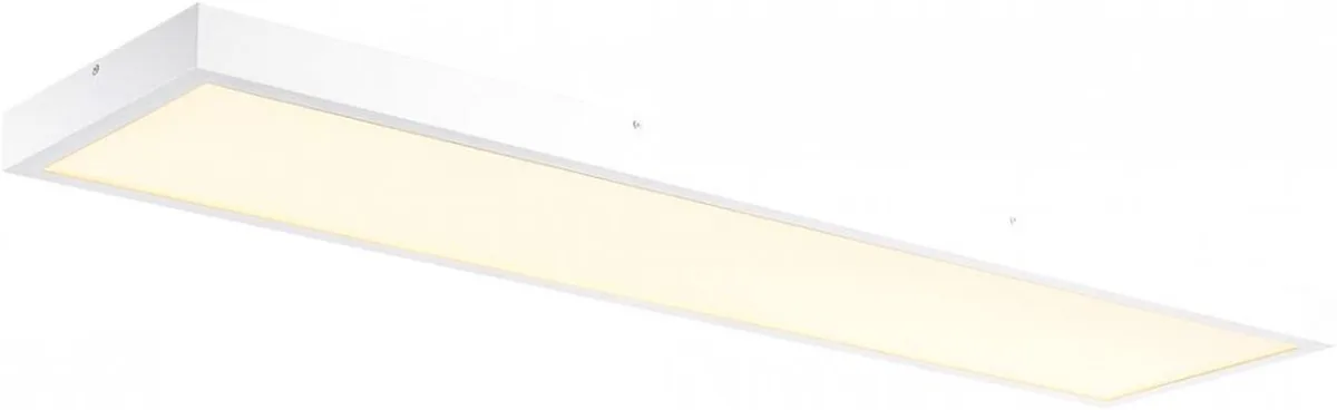 PANEL DALI, Indoor LED Deckenaufbauleuchten 1200x300mm weiß 3000K - Wand- und Deckenleuchten fra SLV – produktbillede