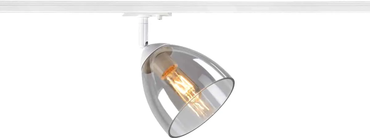 PARA CONE GL GU10, 1 Phasen Spot weiß / transparent - Leuchten mit 1 Phasen Adapter de SLV – photo produit