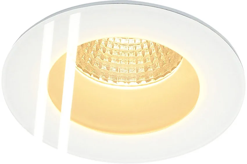 PATTA-I, Deckeneinbauleuchte, rund, mattweiss, 9W, 38°, 3000K, inkl. Treib - Downlights de SLV – photo produit
