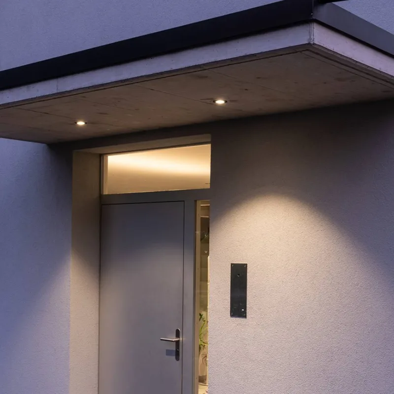 Patta-I LED inbouwlamp, rond, mat zwart de SLV en Zwart mat – photo produit