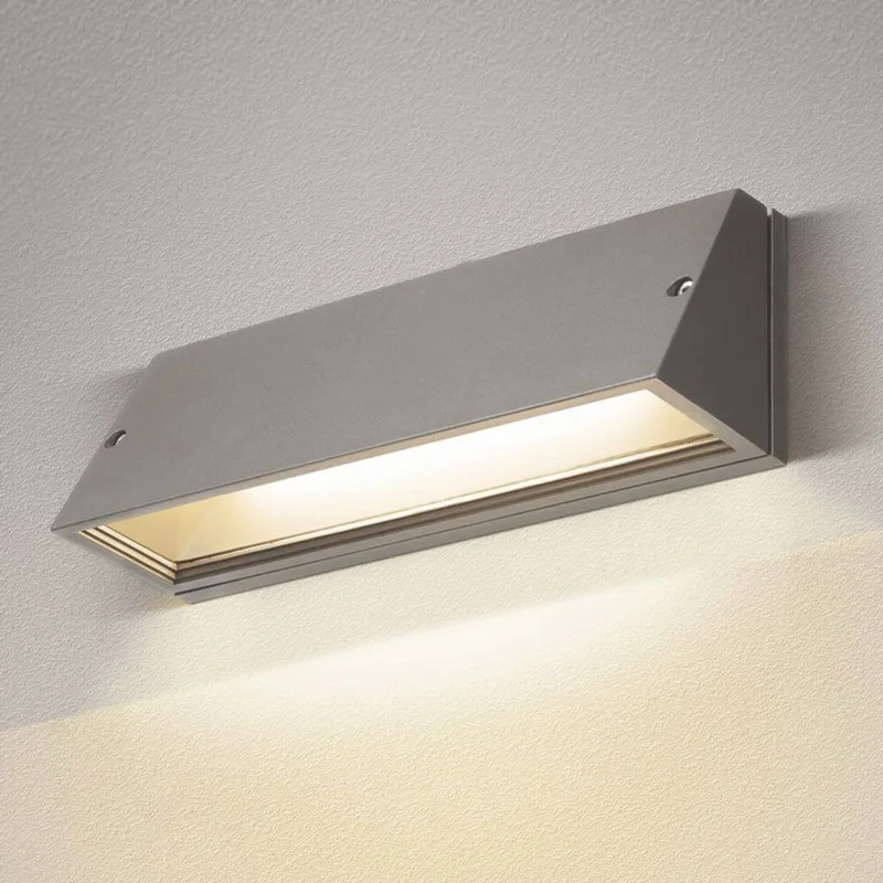Pema LED buitenwandlamp, CCT von SLV in Grau – Produktfoto