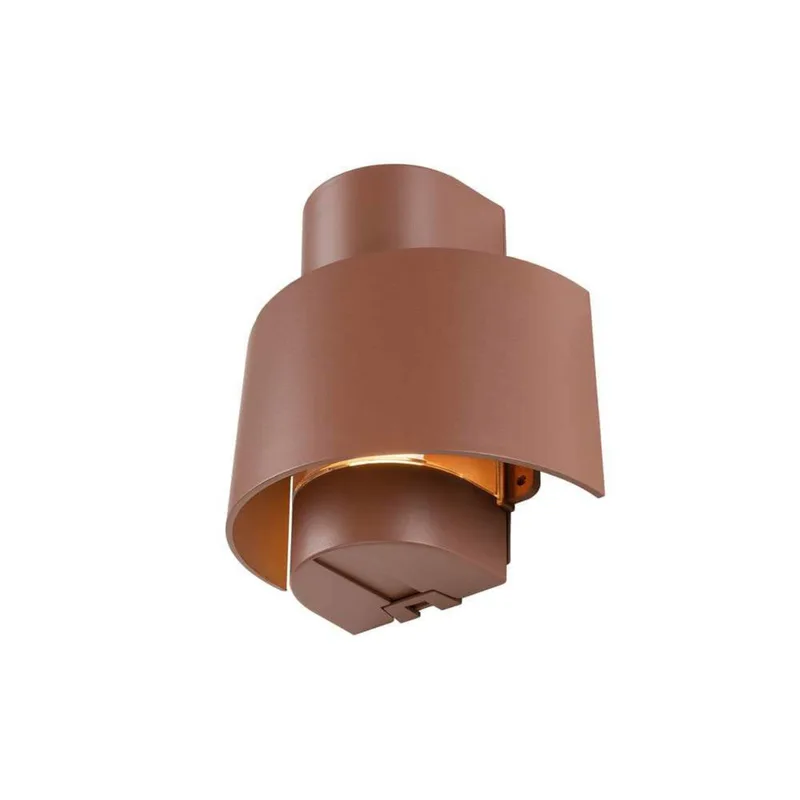 Photoni Cyl Außenwandleuchte, Cylindrical Rost von SLV – Produktfoto
