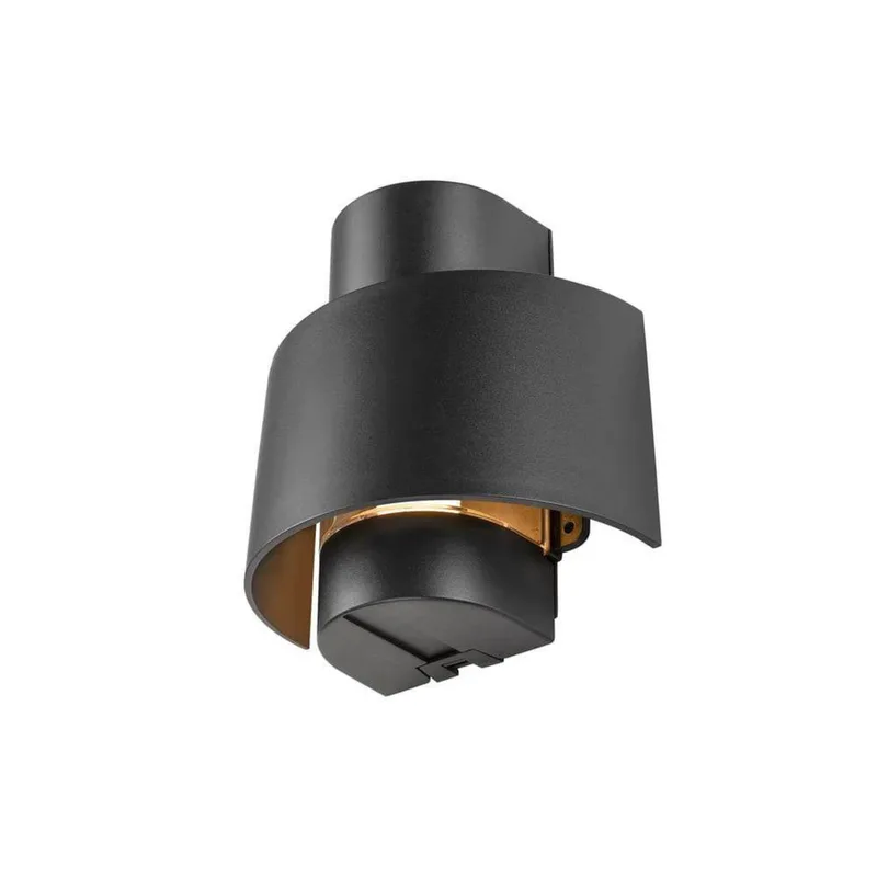 Photoni Cyl buitenwandlamp, cilindrisch, zwart de SLV – photo produit