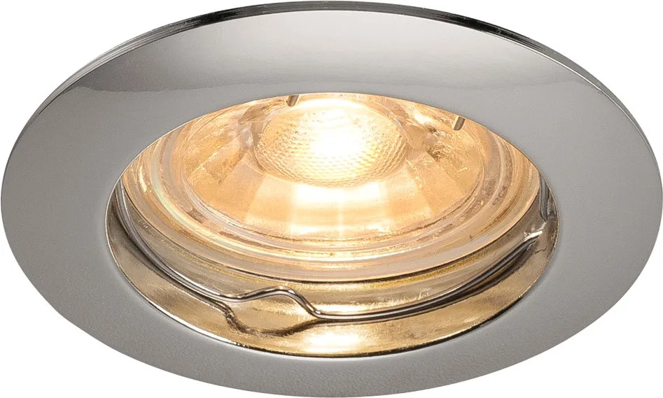 PIKA, Deckeneinbauleuchte, QPAR51, starr, chrom, max. 50W - Downlights van SLV – productfoto