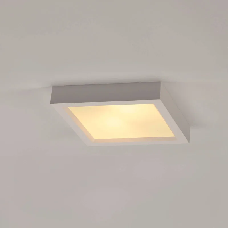 Plafondlamp SLV Plastra 104, gips, breedte 25 cm van SLV in Wit – productfoto