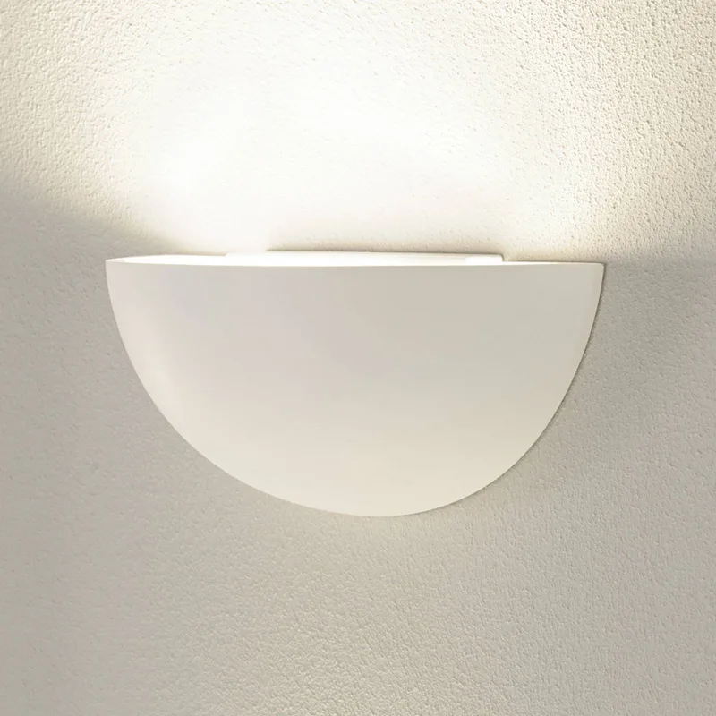 Plastra 101 wandlamp, gips, breedte 14 cm de SLV en Blanc – photo produit