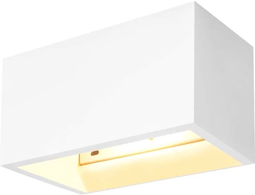 PLASTRA QT-DE12 WL, Indoor Wandleuchte, weiß - Wand- und Deckenleuchten fra SLV – produktbillede