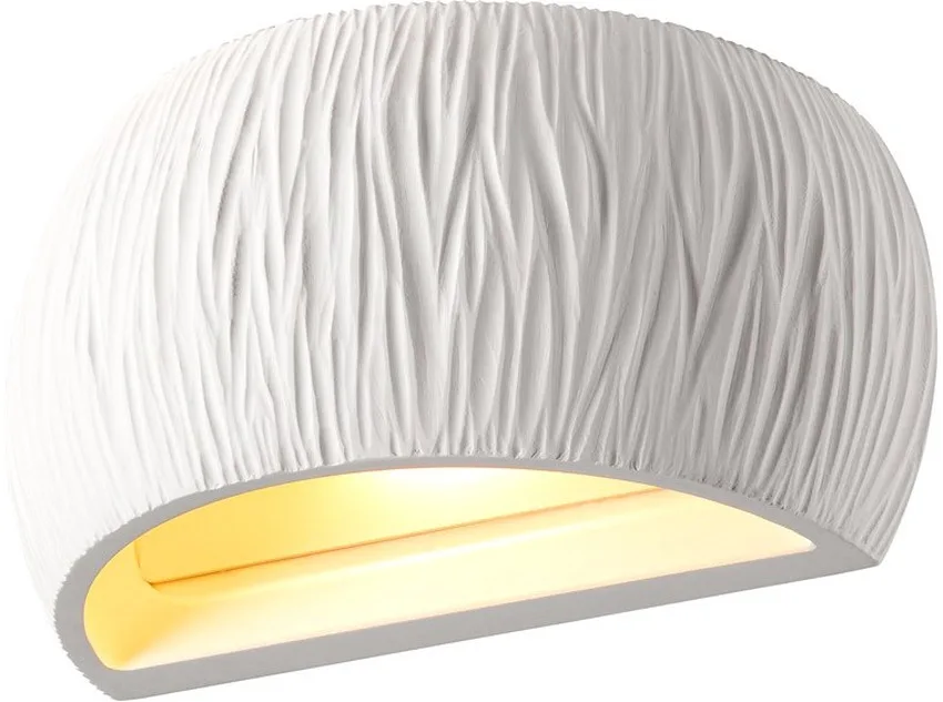 PLASTRA WL CURVED CUTRAIN, Indoor WandaufbauleuchteQT-DE12 weiß - Wand- und Deckenleuchten fra SLV – produktbillede