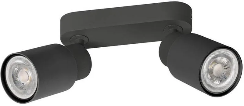 Puri 2.0 Aluminium Spot | Geschikt voor 2x GU10. von SLV in Schwarz – Produktfoto